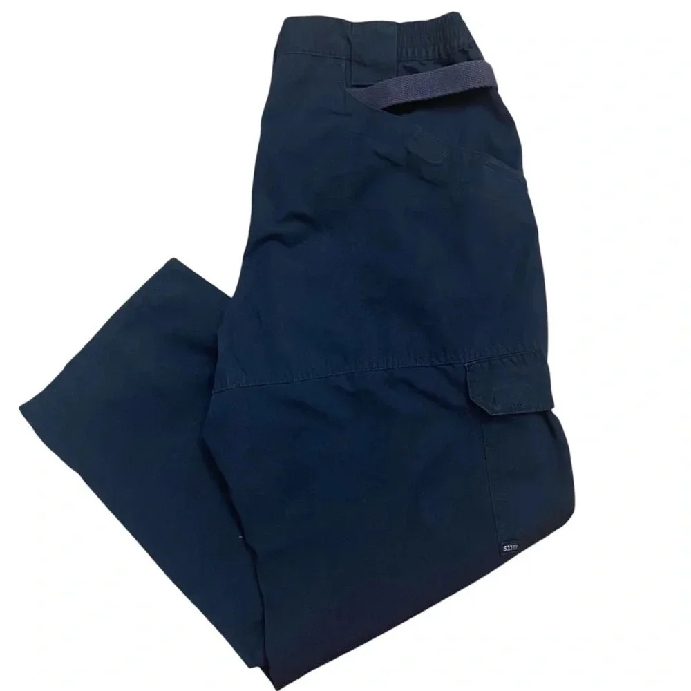 5.11 Tactical Taclite Pro Ripstop Navy Blue Cargo Pants, W36 L30